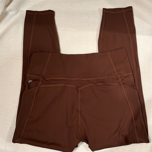 Fabletics Oasis PureLuxe High-Waisted 7/8 Leggings brown M - Picture 5 of 8